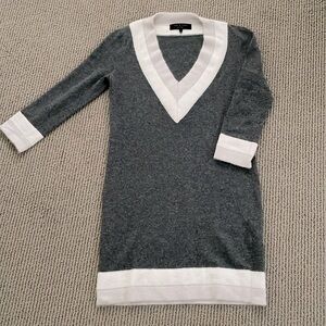 Rag&Bone grey wool blend sweater mini dress, size S